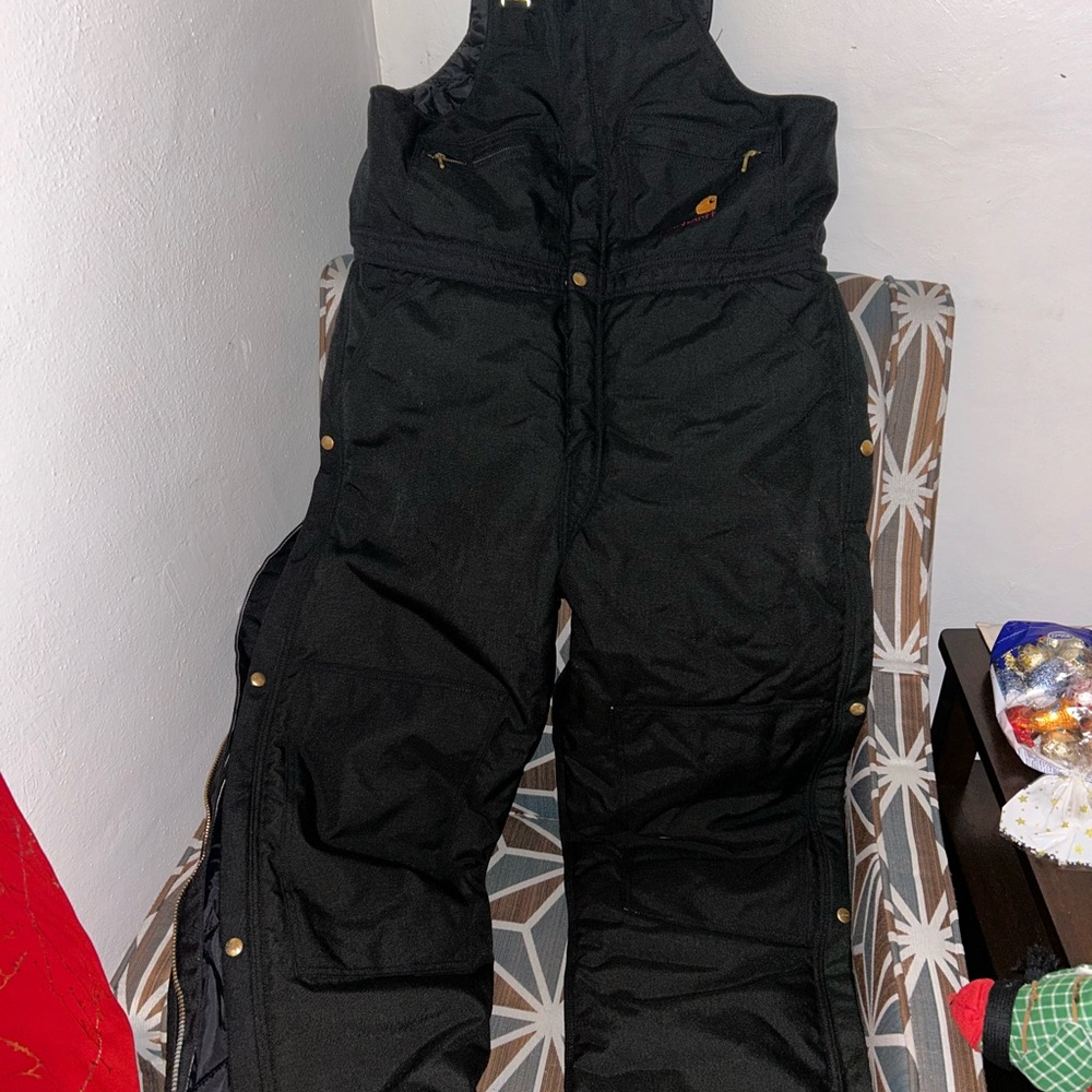 Carhartt Black Insulated Overalls